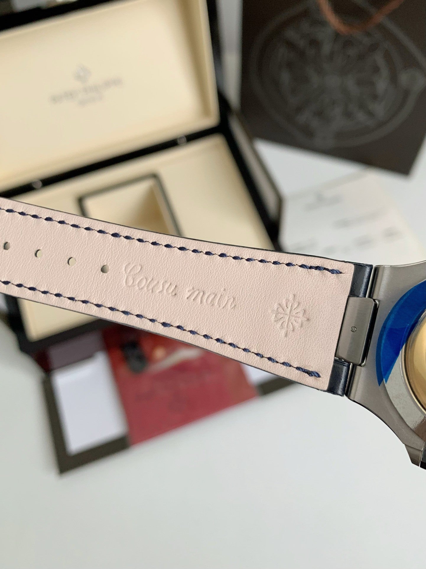 Nautilus 5726 Moonphase Automatic – Blue Dial, Leather Strap | 40.5mm