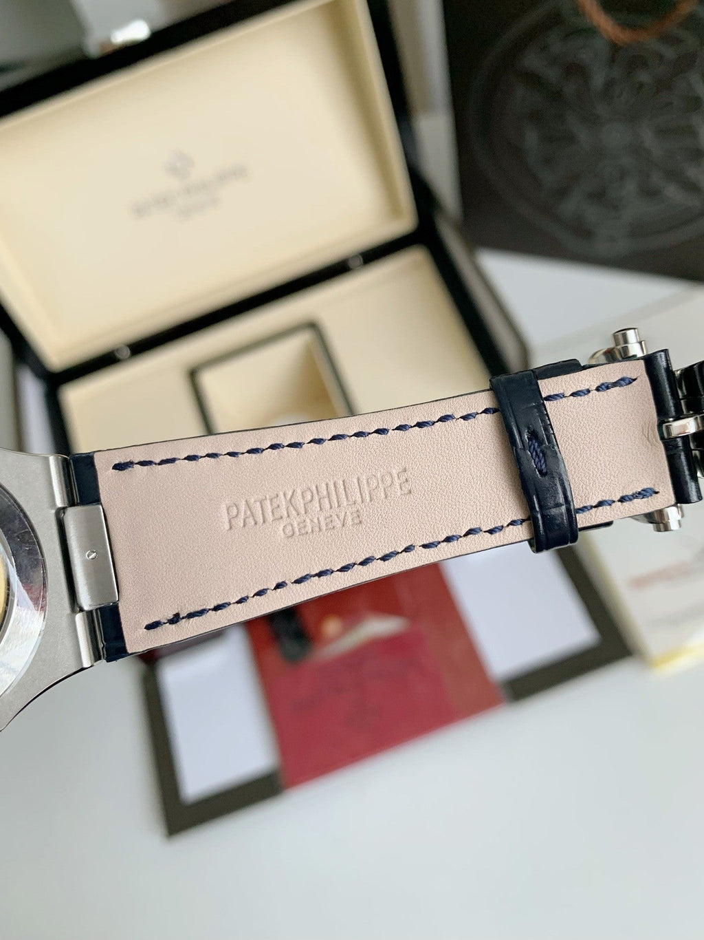 Nautilus 5726 Moonphase Automatic – Blue Dial, Leather Strap | 40.5mm