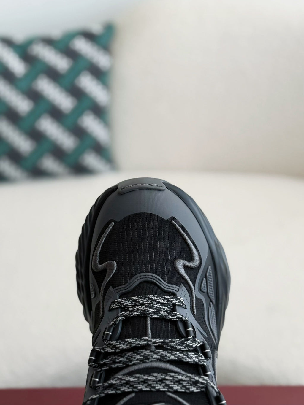 Ripple Black Chunky Sneakers