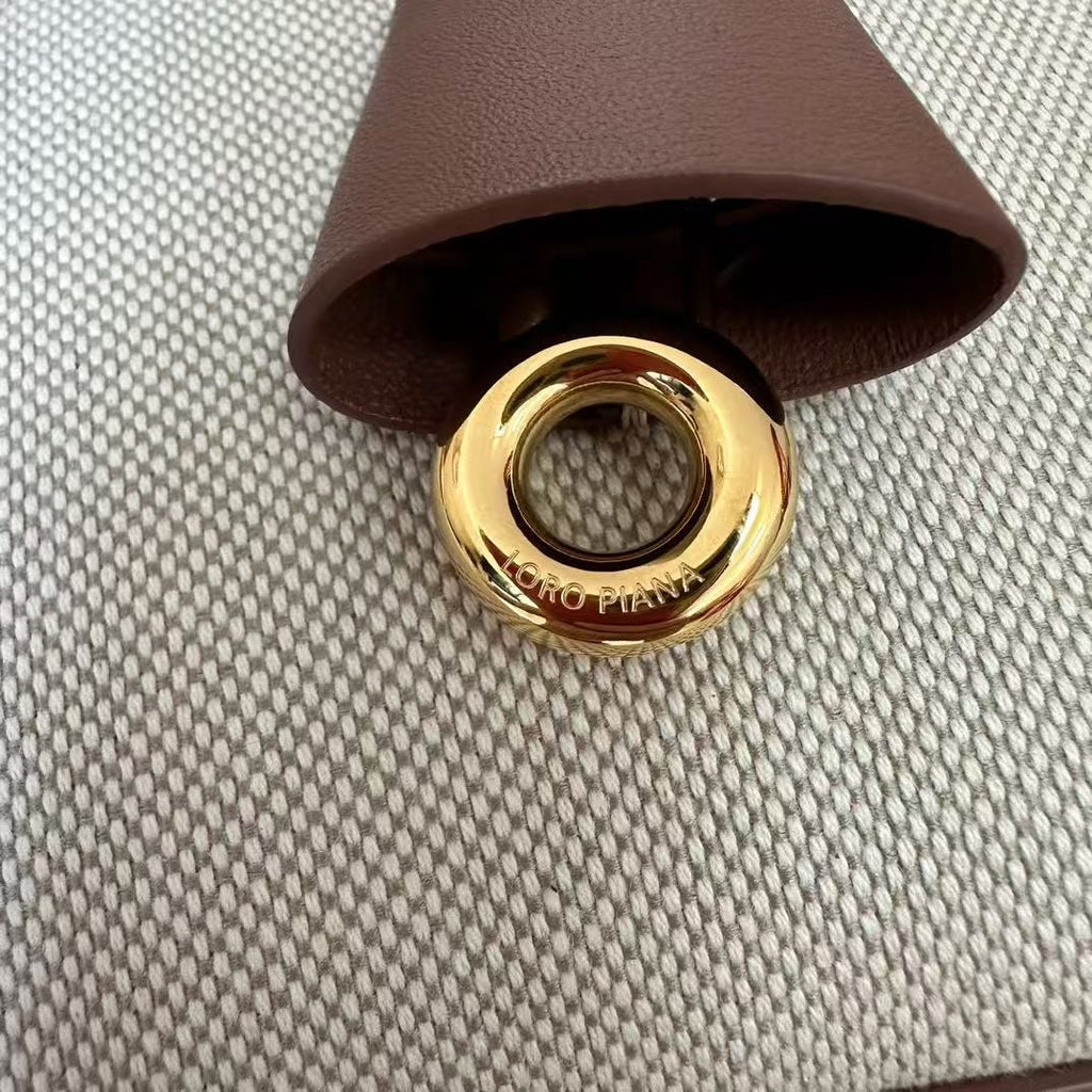 Wine Red Leather & Canvas Crossbody Bag