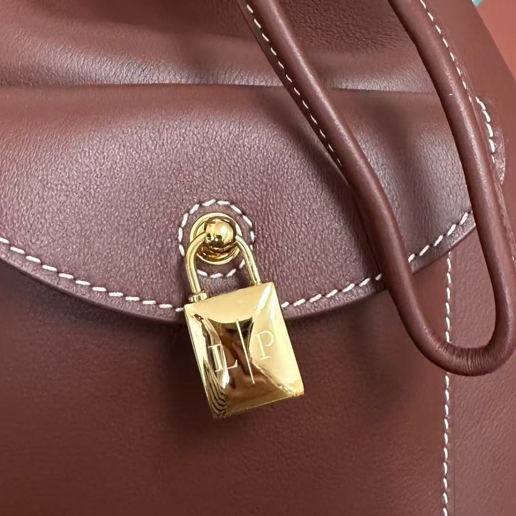 Extra Burgundy Canvas Drawstring Backpack