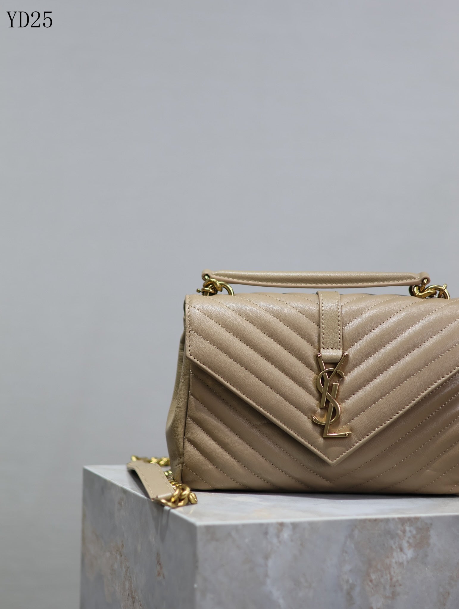 Quilted Leather Collage Bag