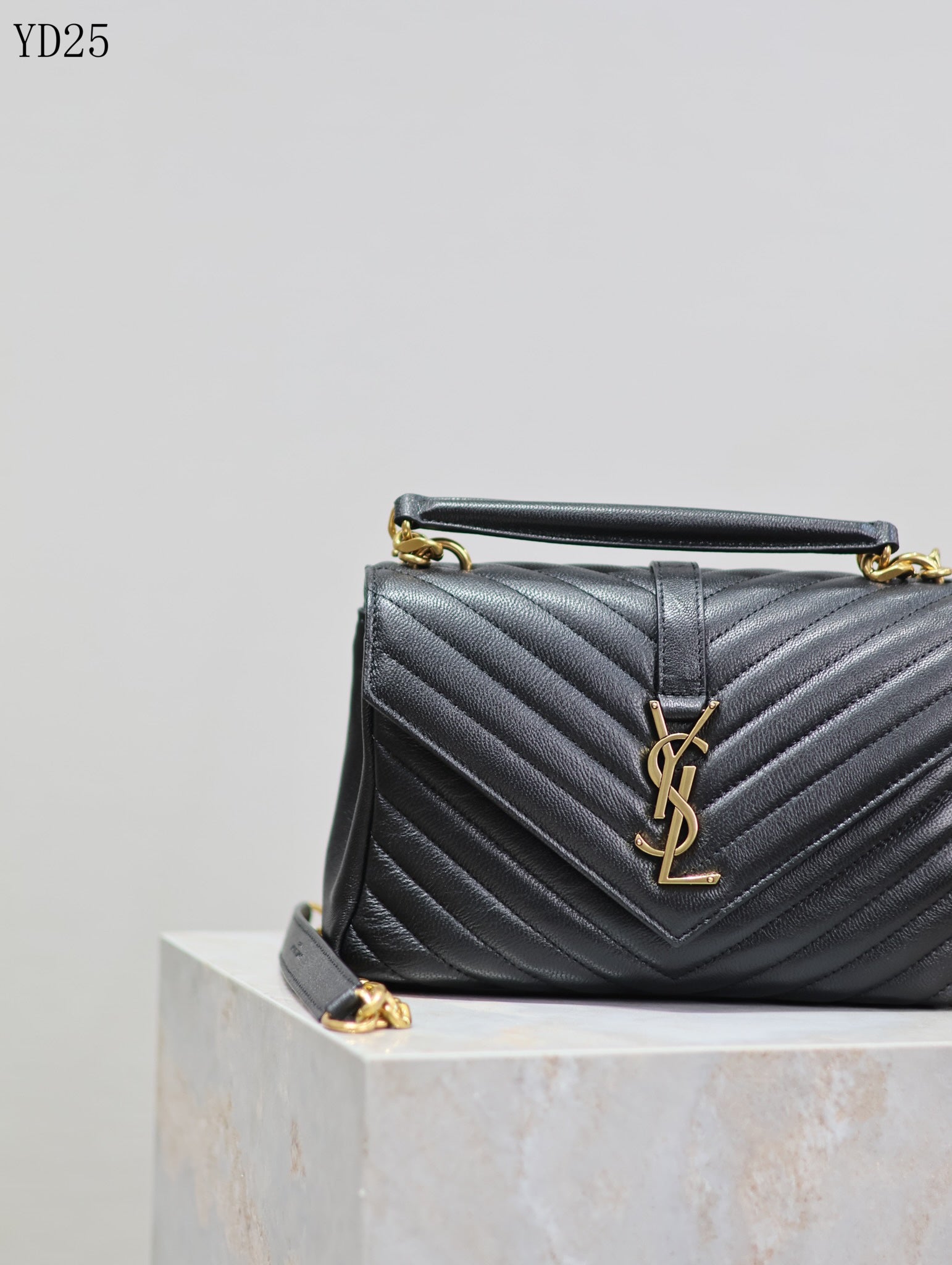 Quilted Leather Collage Bag