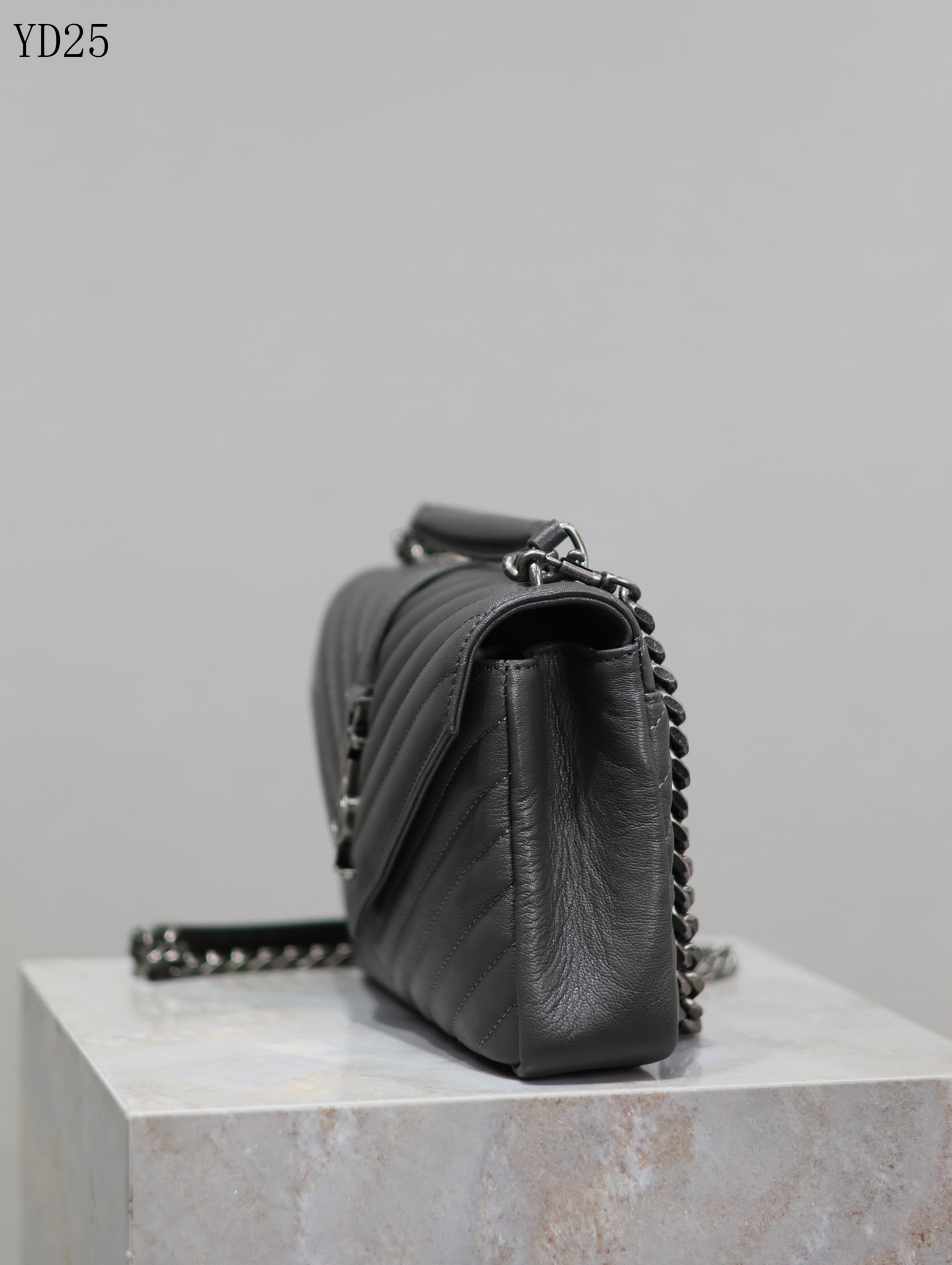 Quilted Leather Collage Bag