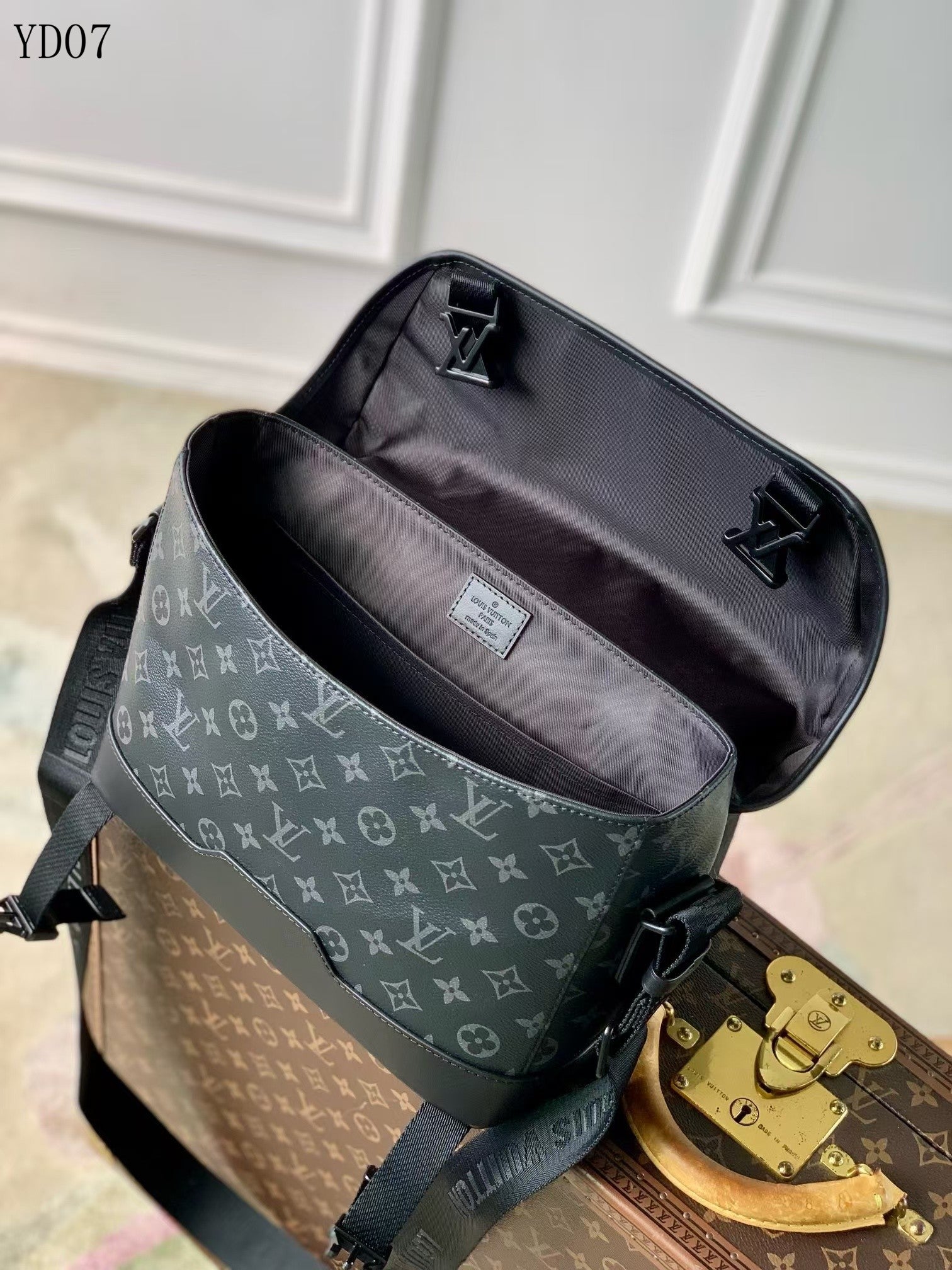 Voyager Monogram Eclipse Messenger Bag