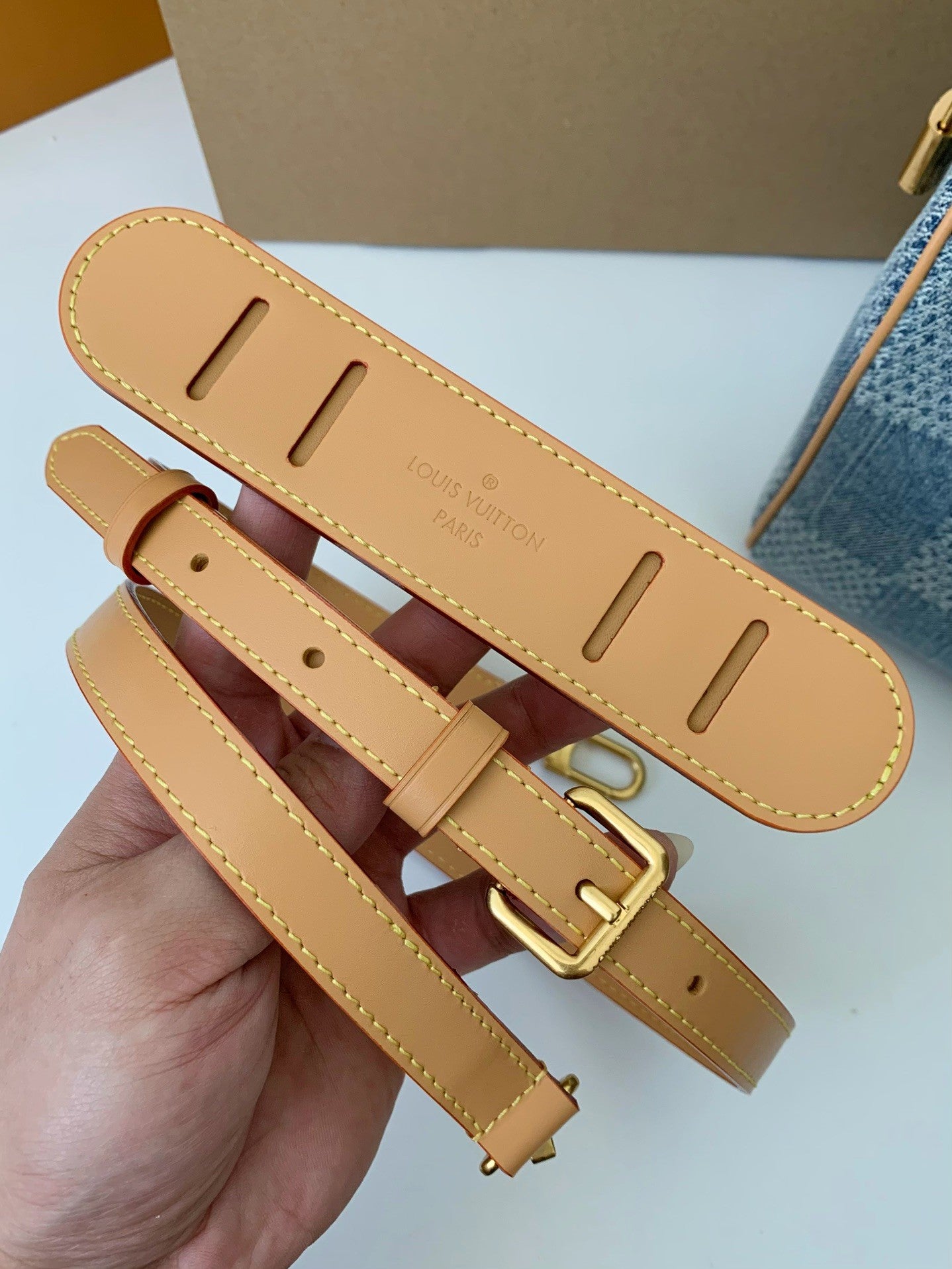 Denim Damier Speedy Bag