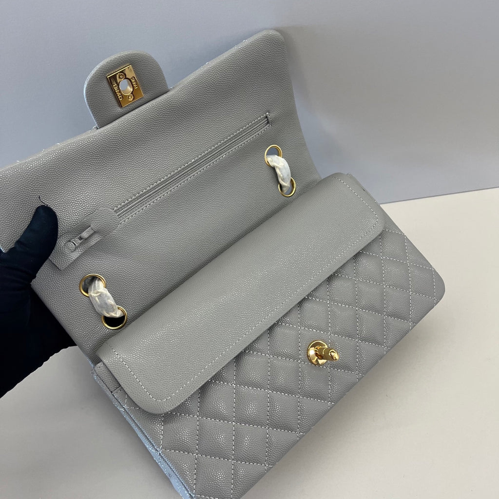 Caviar Leather Classic Double Flap Bag