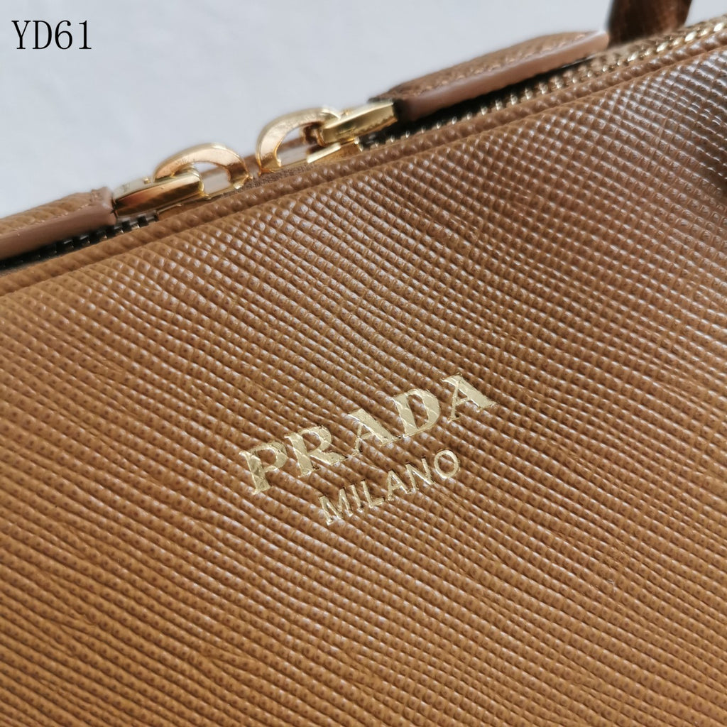 Saffiano Leather Top Handle Bag