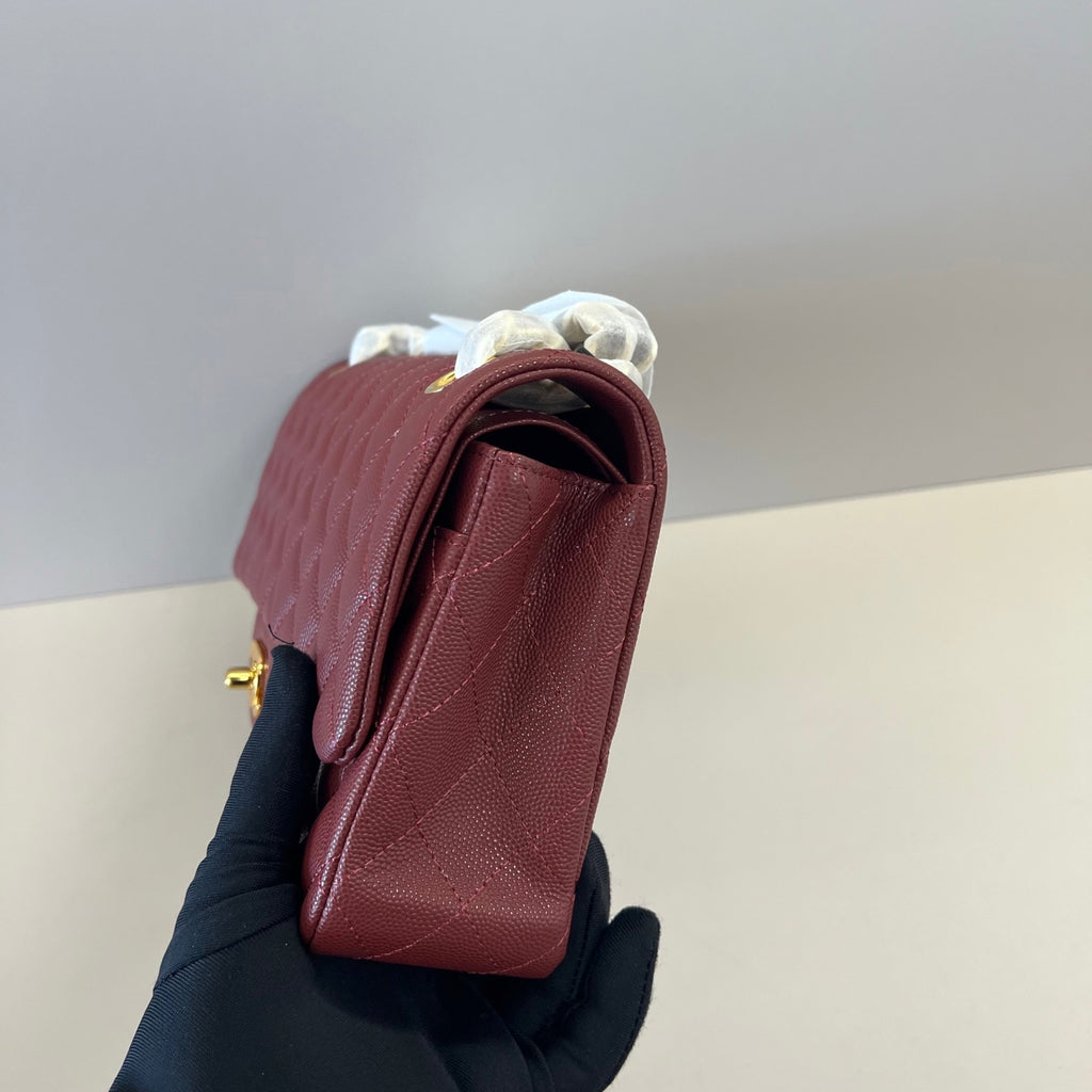 Caviar Leather Classic Double Flap Bag