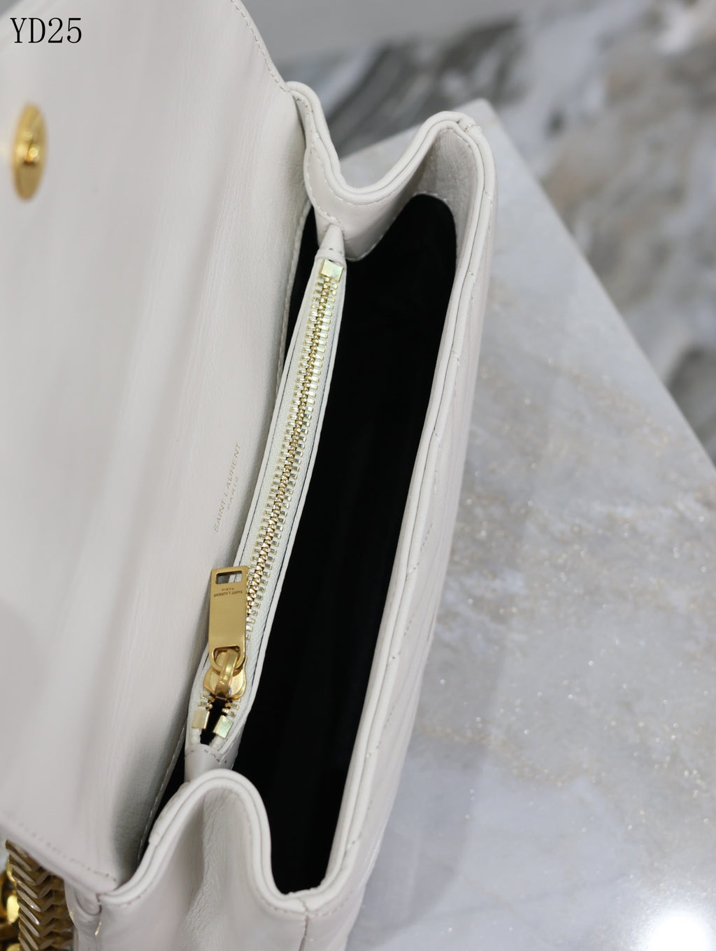 Quilted Leather Collage Bag