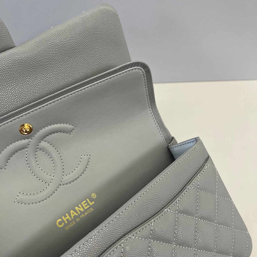 Caviar Leather Classic Double Flap Bag