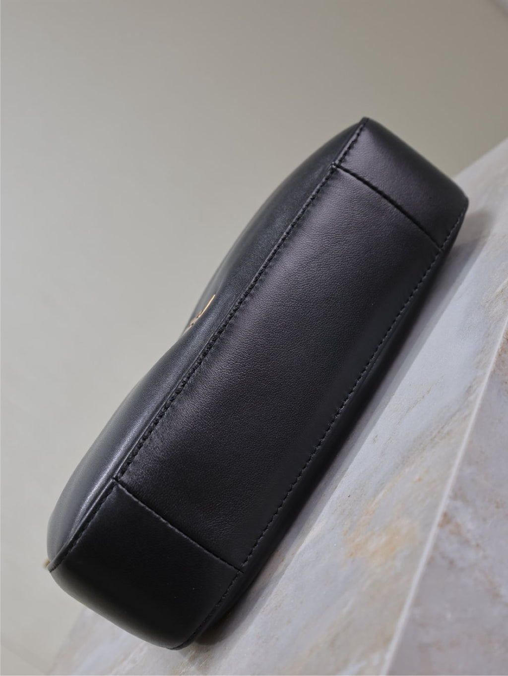 Black Leather Shoulder Bag