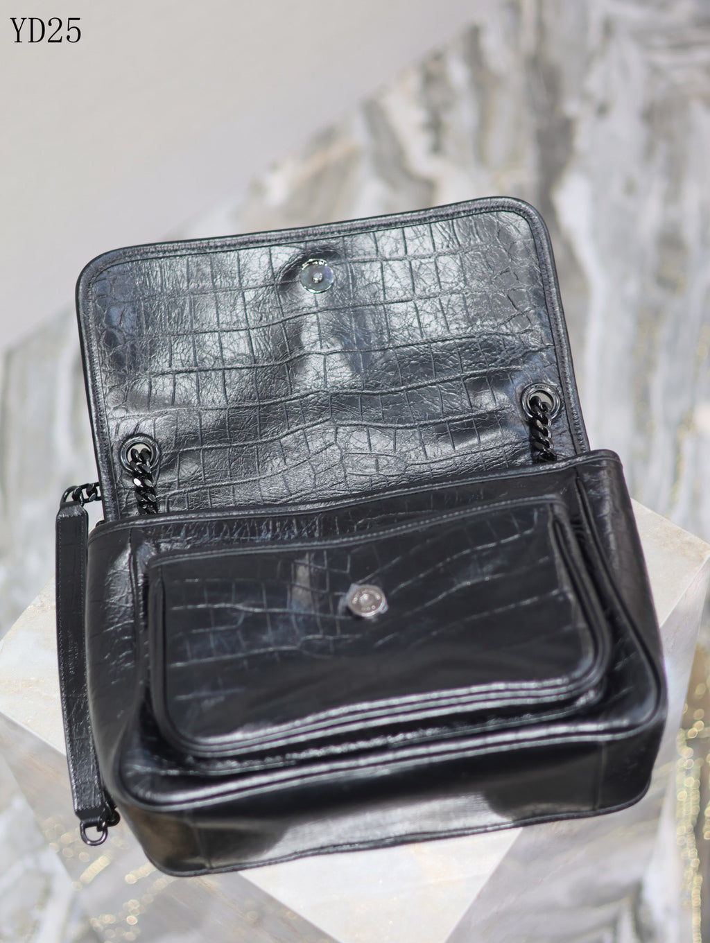 Niki Crocodile Leather Bag