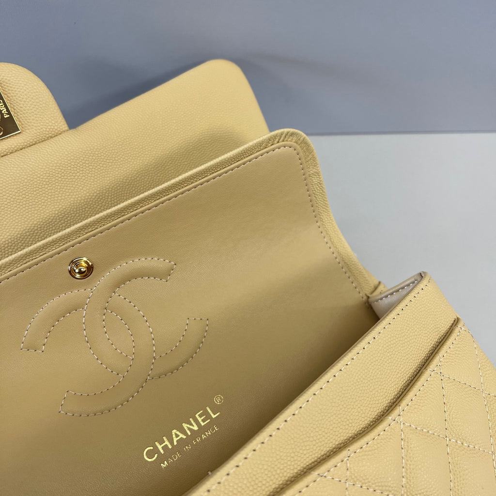 Caviar Leather Classic Double Flap Bag