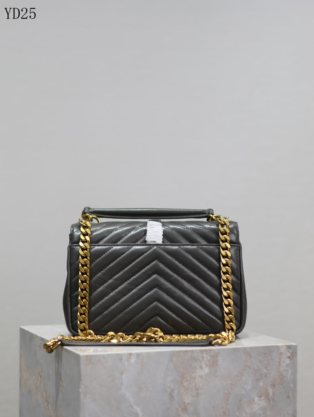 Quilted Leather Collage Bag