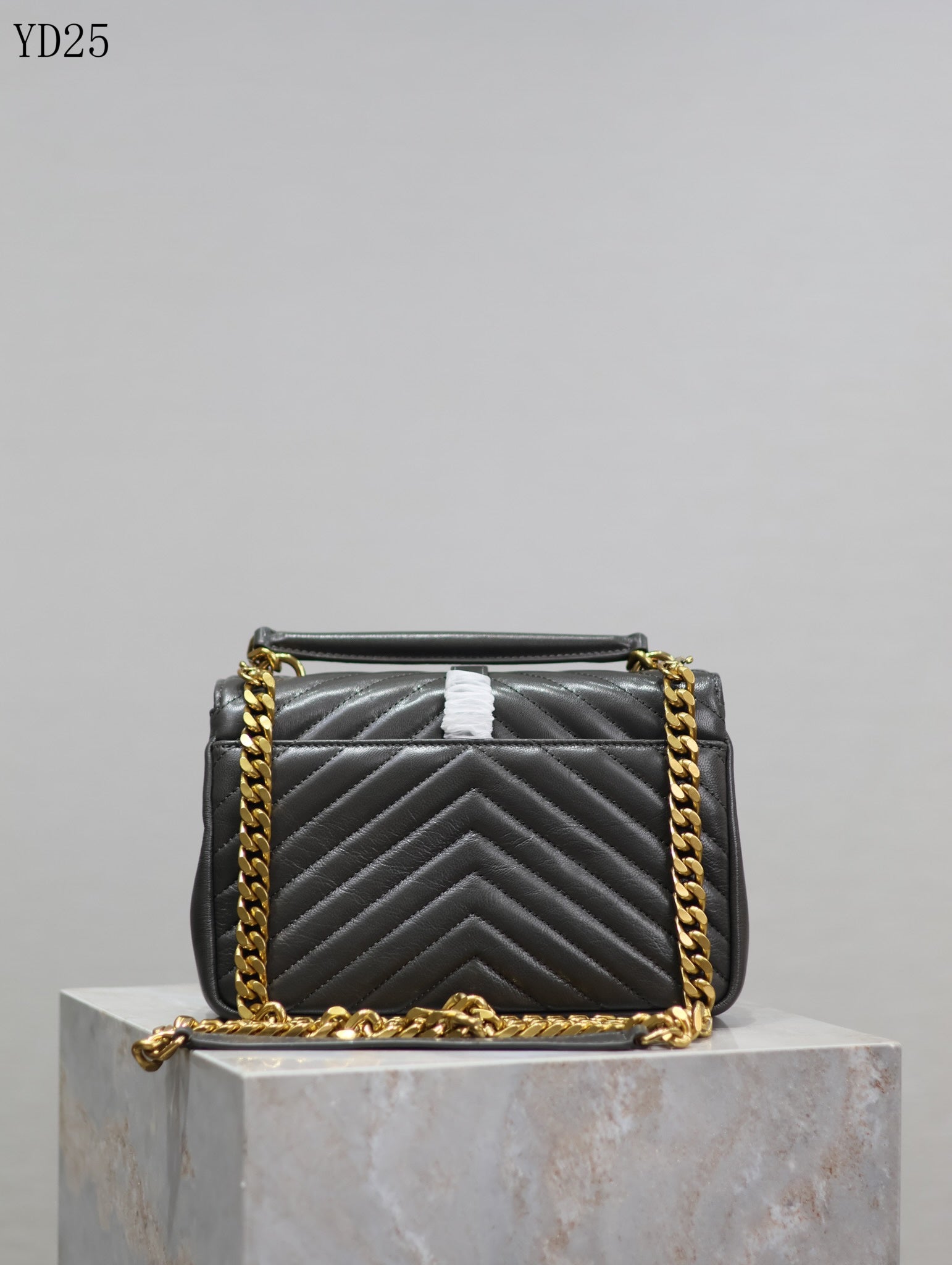 Quilted Leather Collage Bag