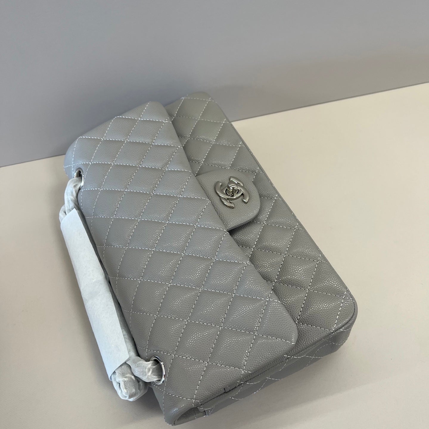 Caviar Leather Classic Double Flap Bag