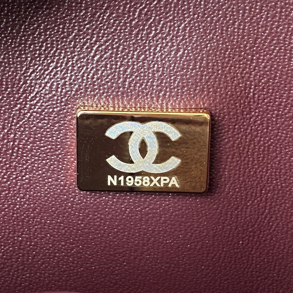 2.55 Caviar Leather - Gold hardware