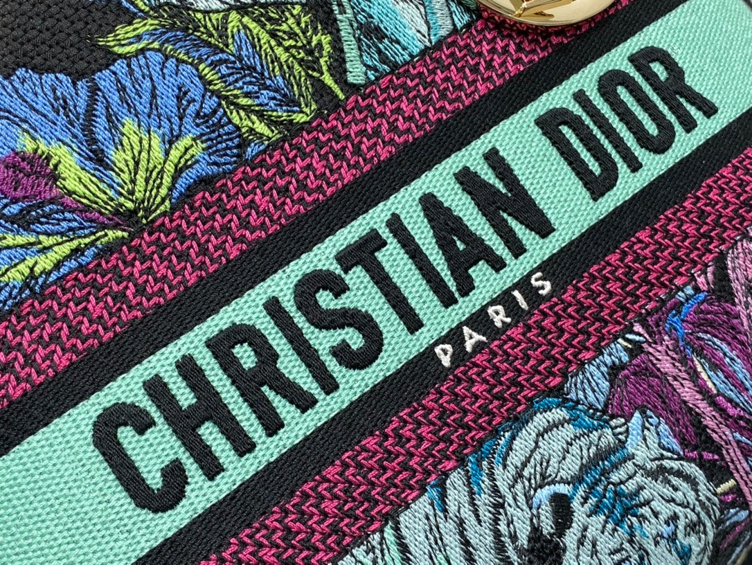 Embroidered Canvas Tote Bag