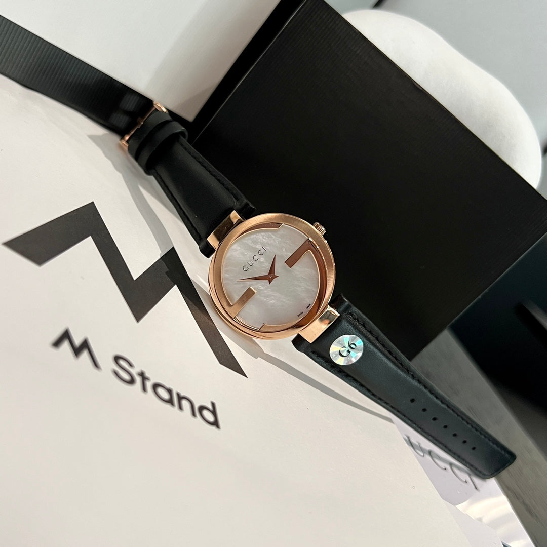 G Stainless 37 mm Steel Watch – White Dial