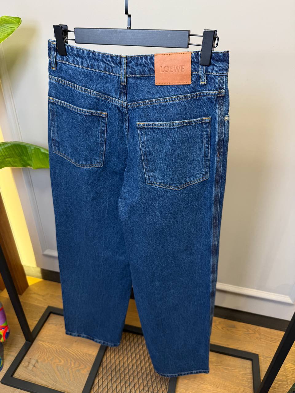 Anagram Baggy Jeans in Premium Cotton