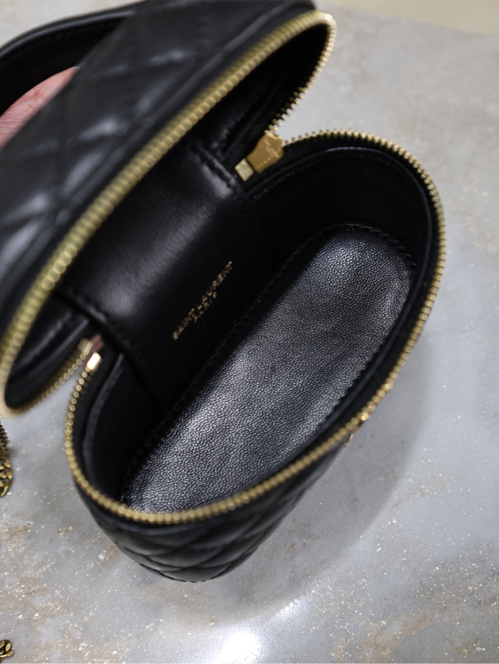 Vanity Quilted Leather Bag