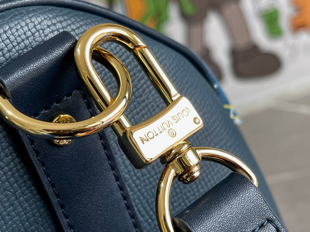 Keepall Bandoulière 50 – Denim Monogram & Taurillon Leather