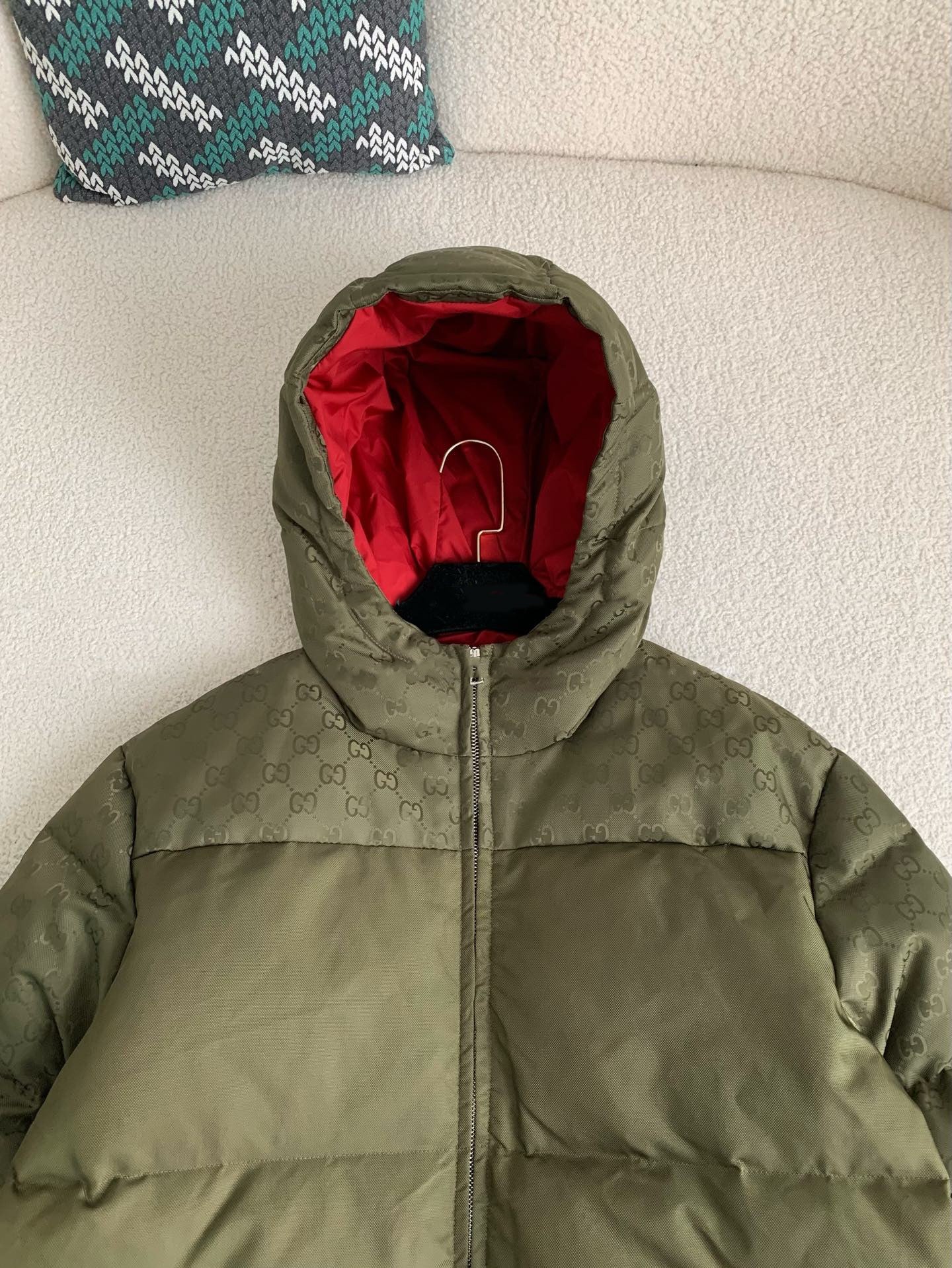 Monogram Sleeve Down Jacket