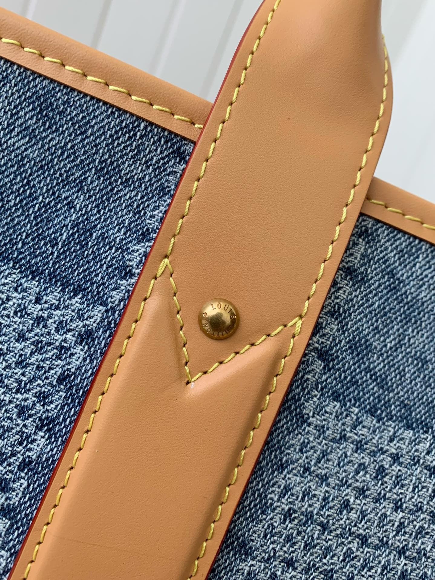 Denim Damier Tote Bag