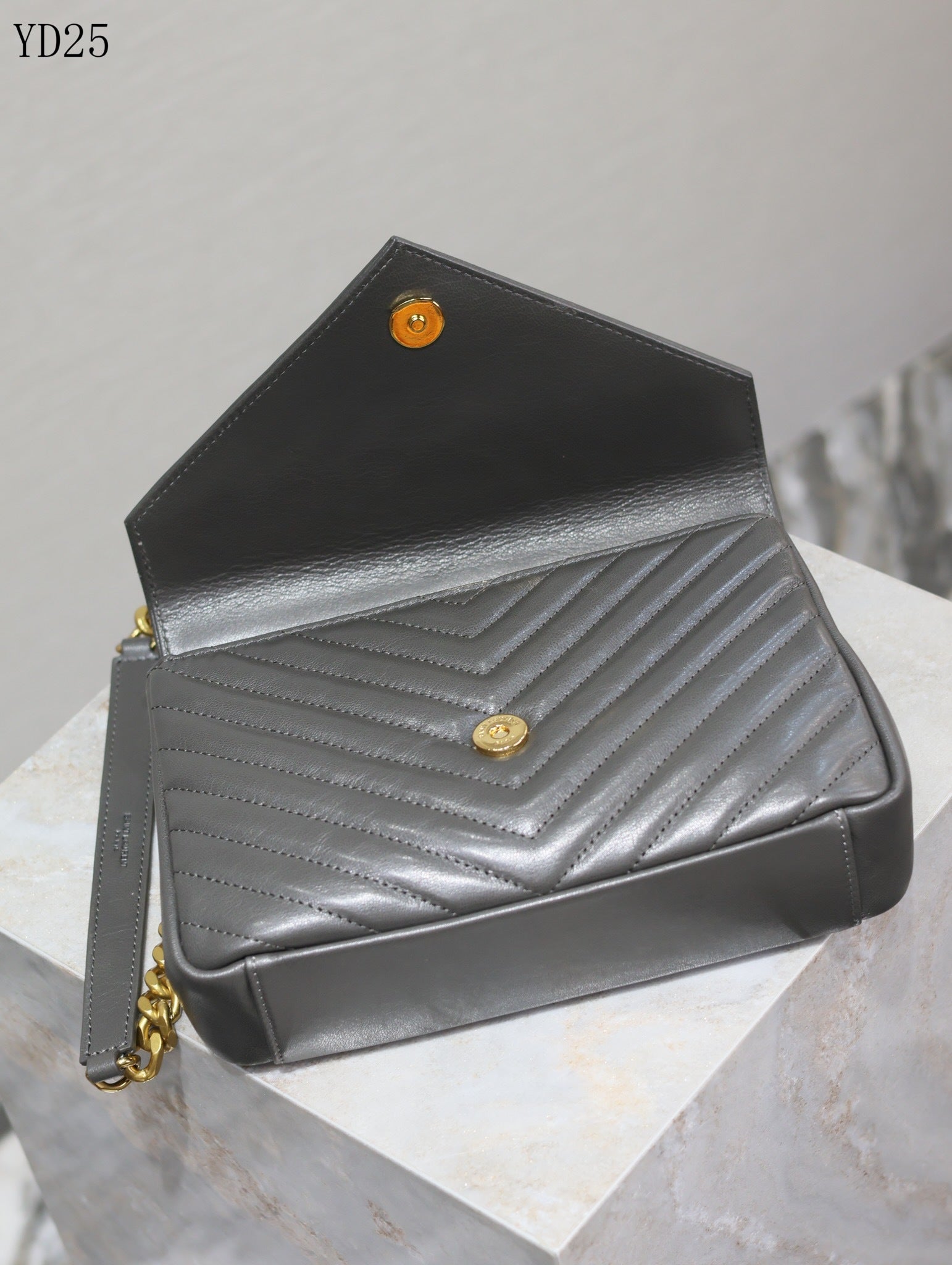 Quilted Leather Collage Bag