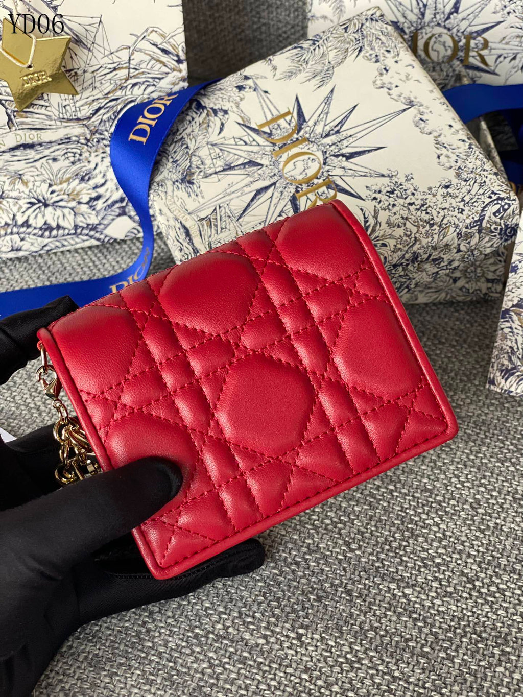 Quilted Leather Wallet