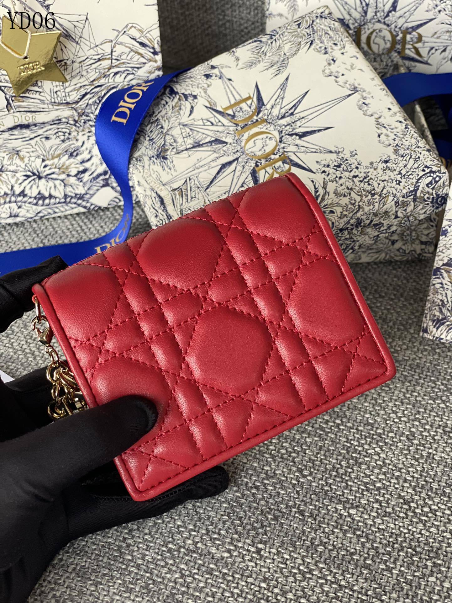 Quilted Leather Wallet