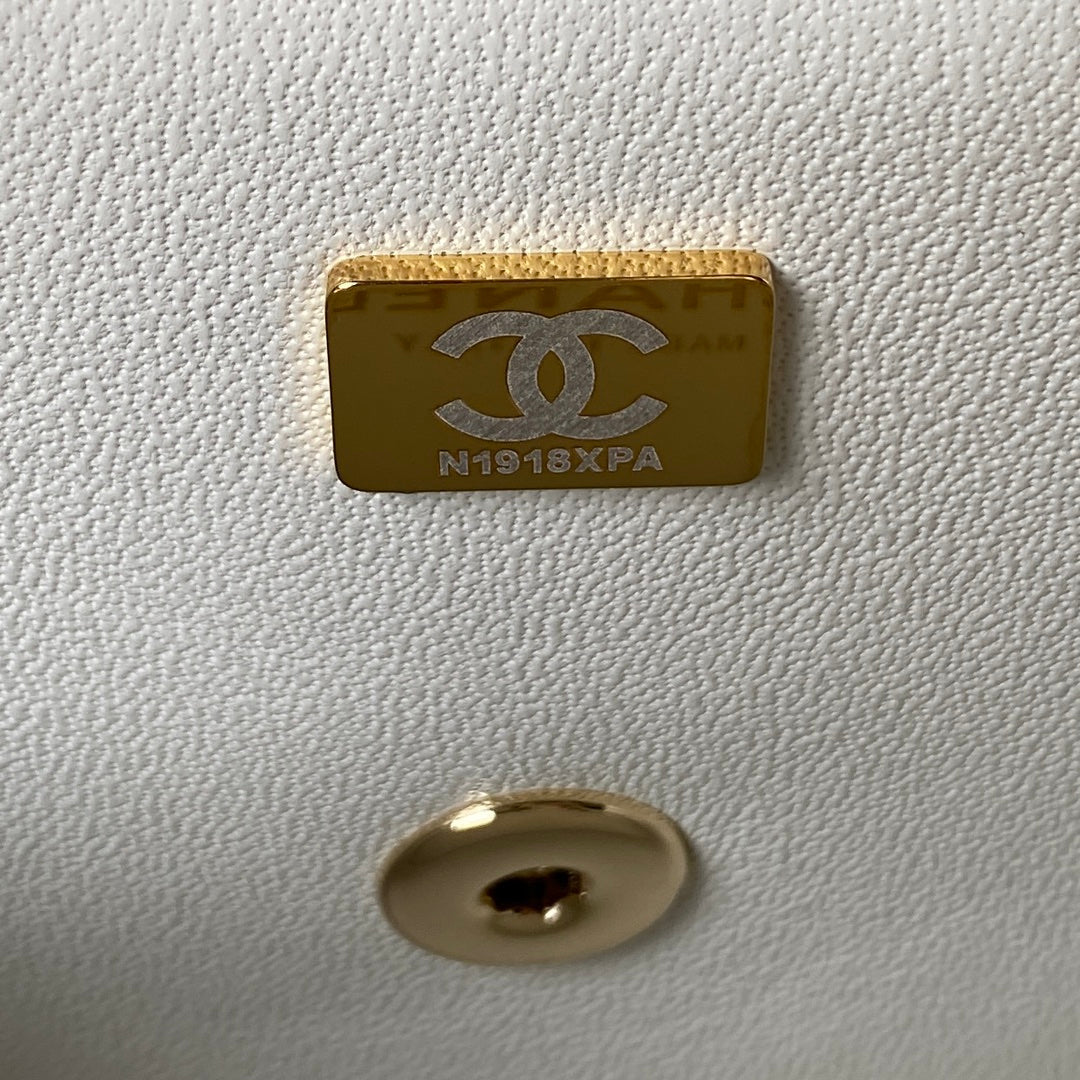 Diamond Handle Flap Bag