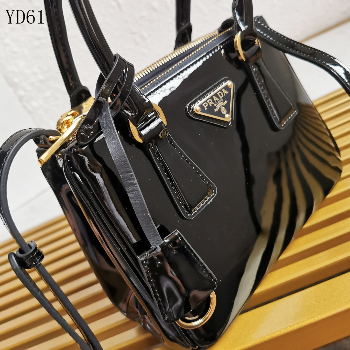 Mini Galleria Patent Leather Bag