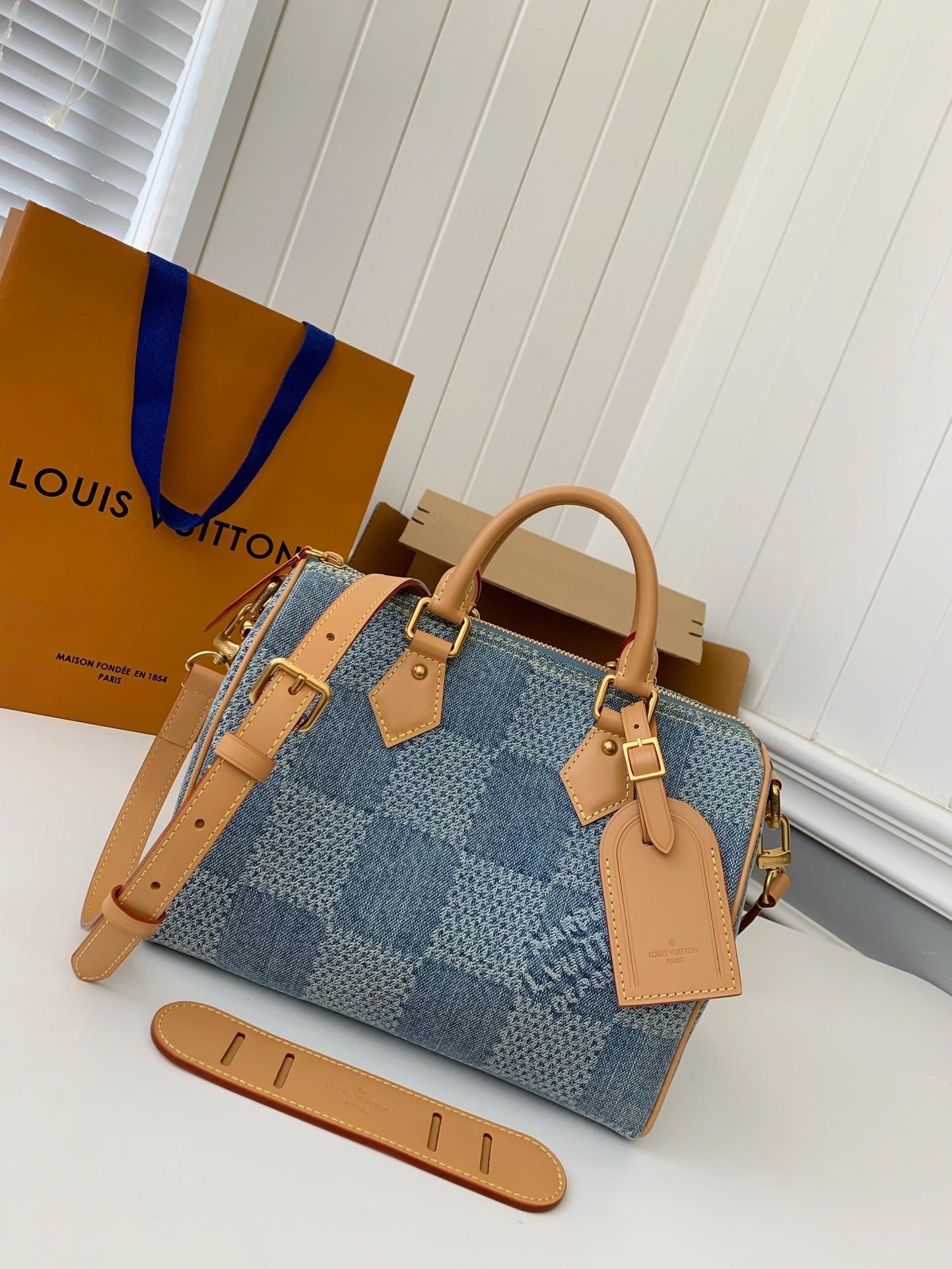 Denim Damier Speedy Bag