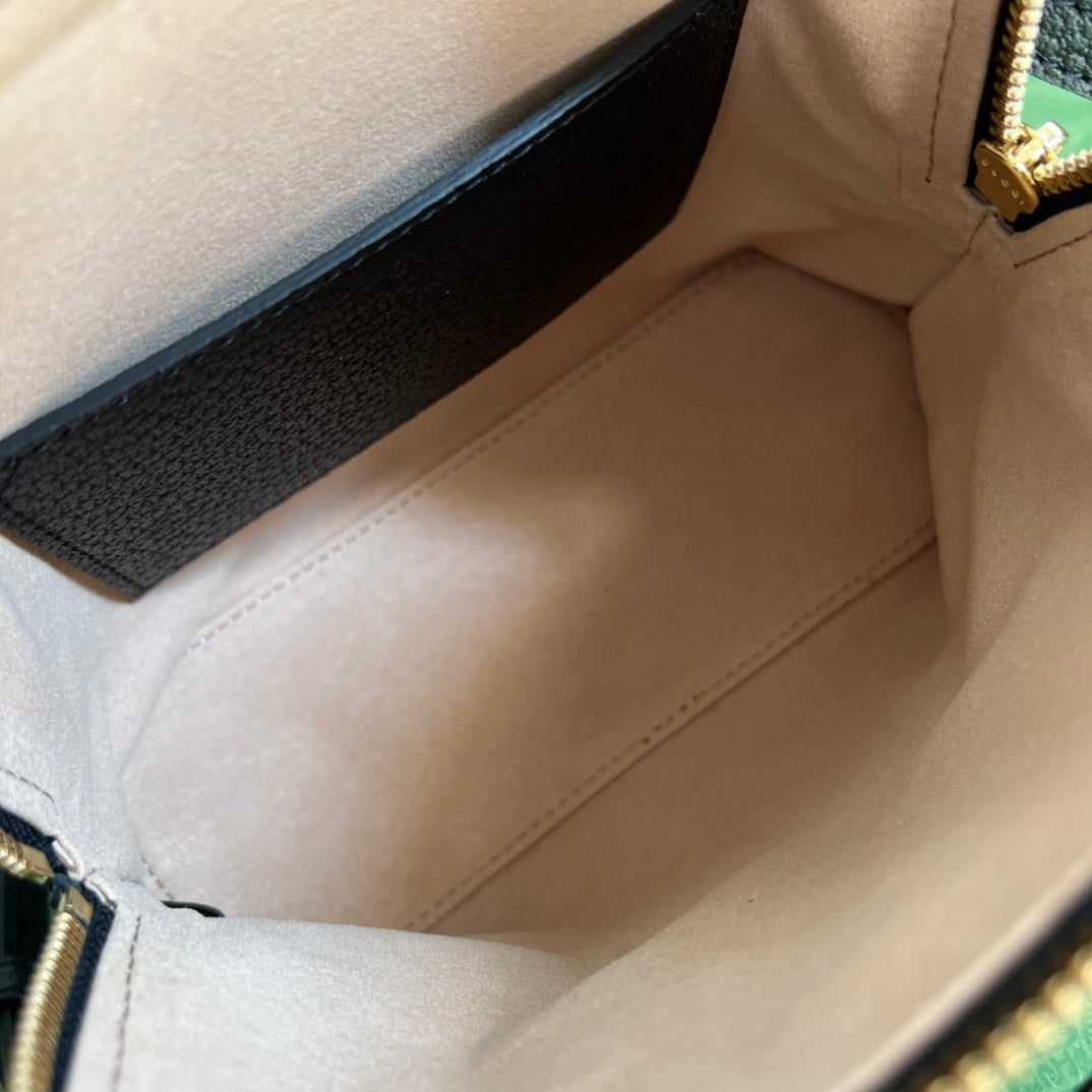 Diana Leather Bamboo Handle Bag