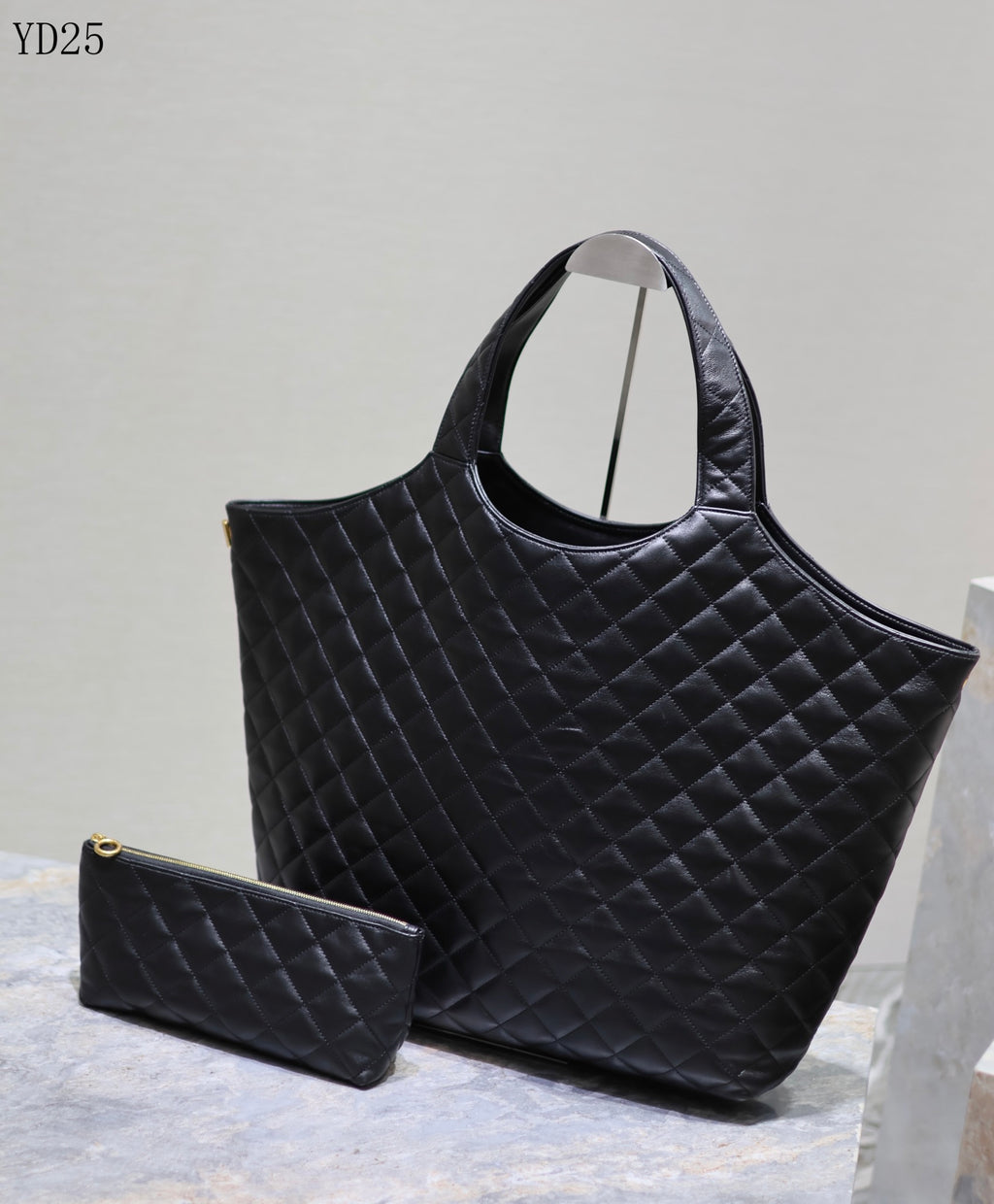 Quilted Oversized Tote Bag