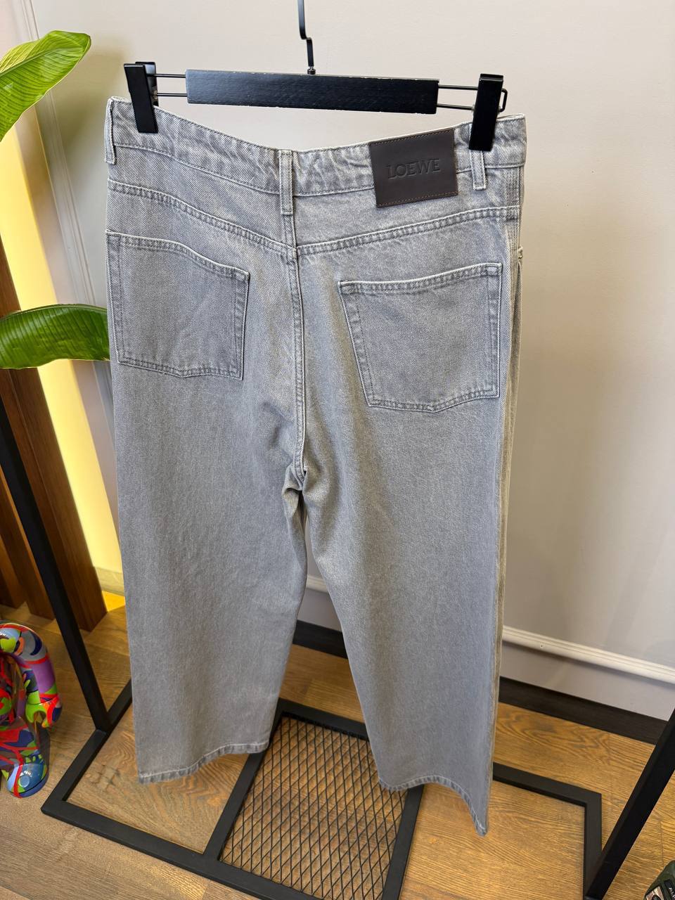 Anagram Baggy Jeans in Premium Cotton