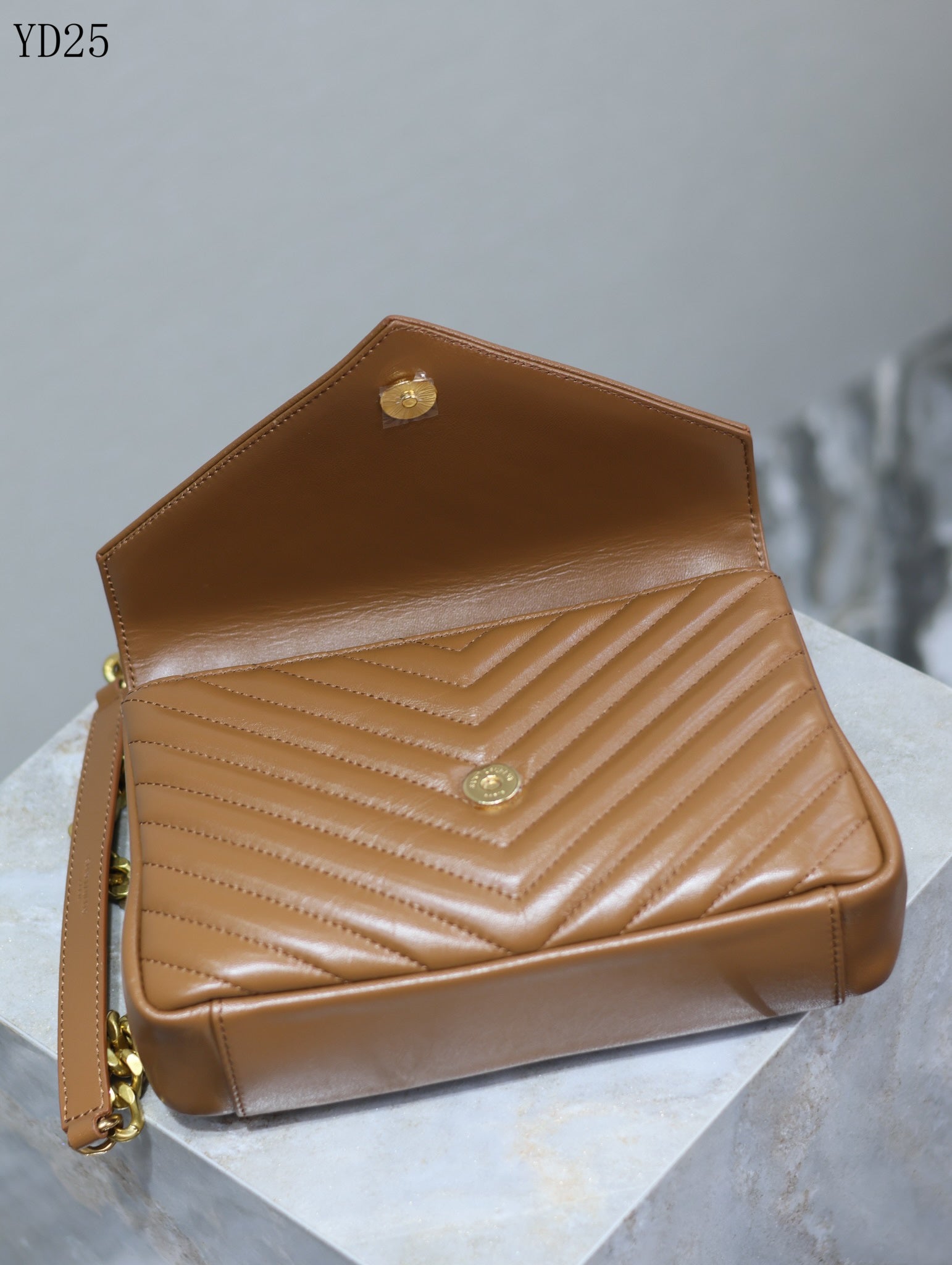 Quilted Leather Collage Bag