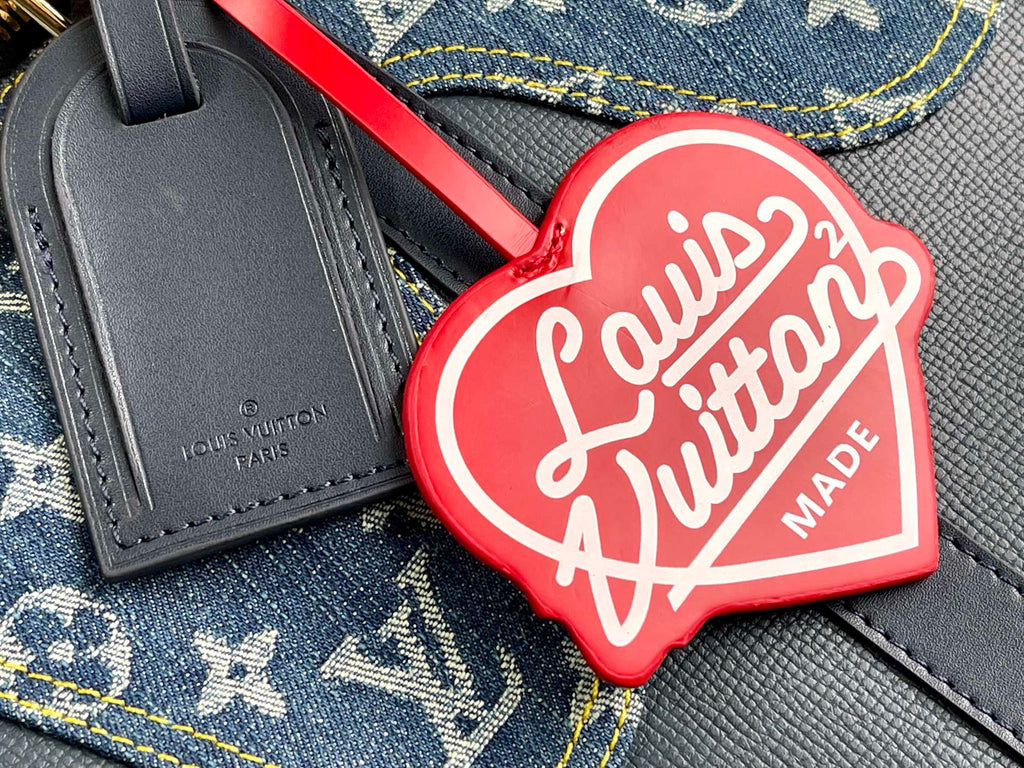 Keepall Bandoulière 50 – Denim Monogram & Taurillon Leather