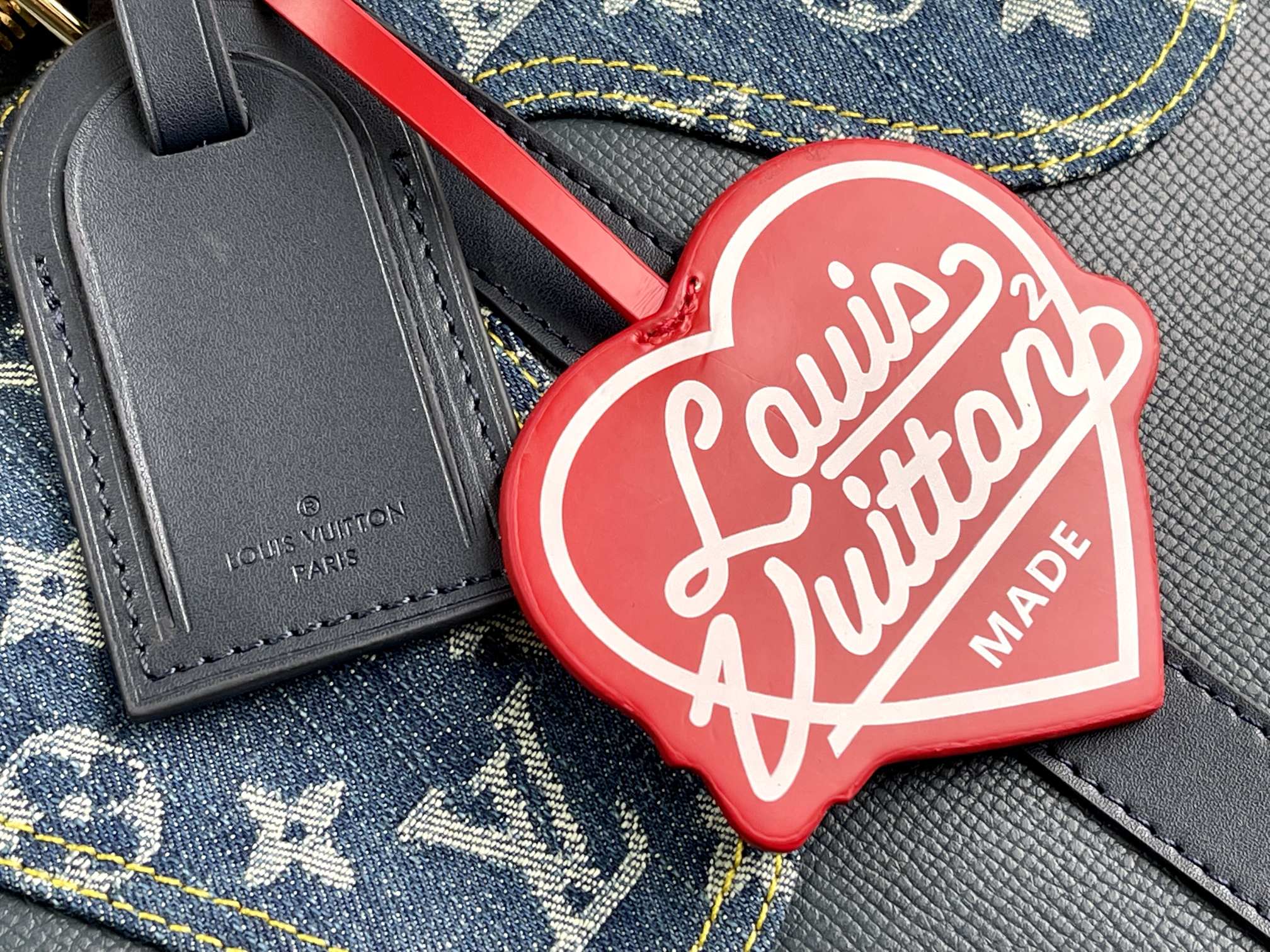 Keepall Bandoulière 50 – Denim Monogram & Taurillon Leather