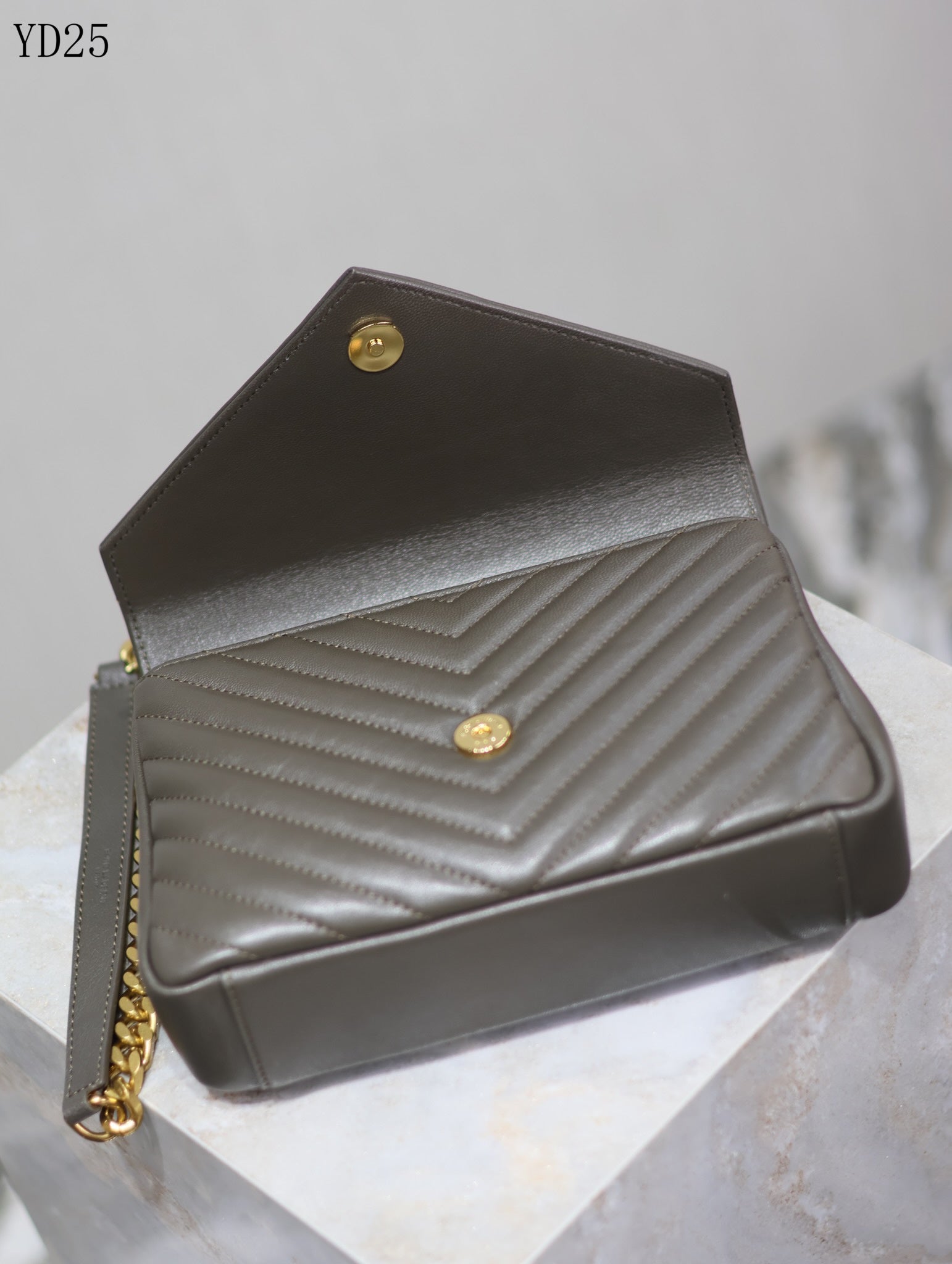 Quilted Leather Collage Bag