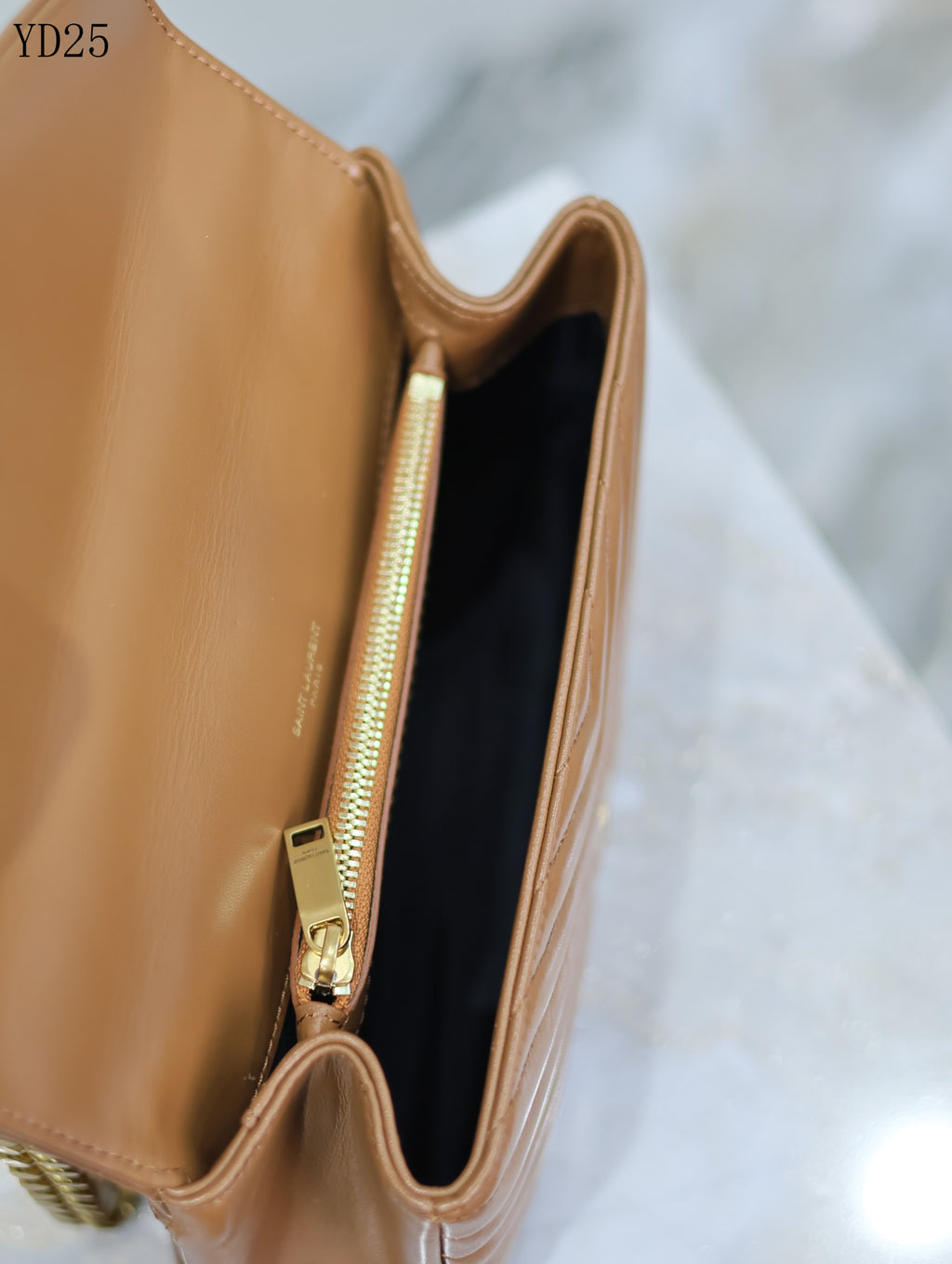 Quilted Leather Collage Bag