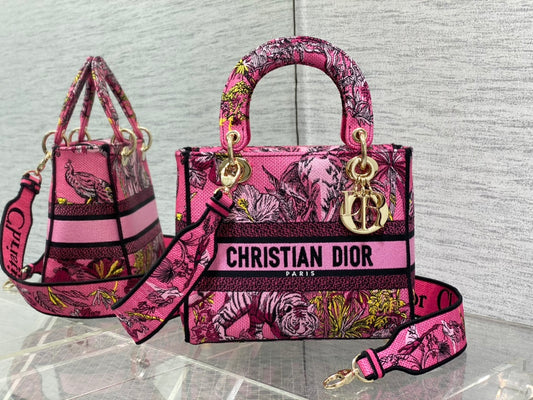 Embroidered Canvas Tote Bag