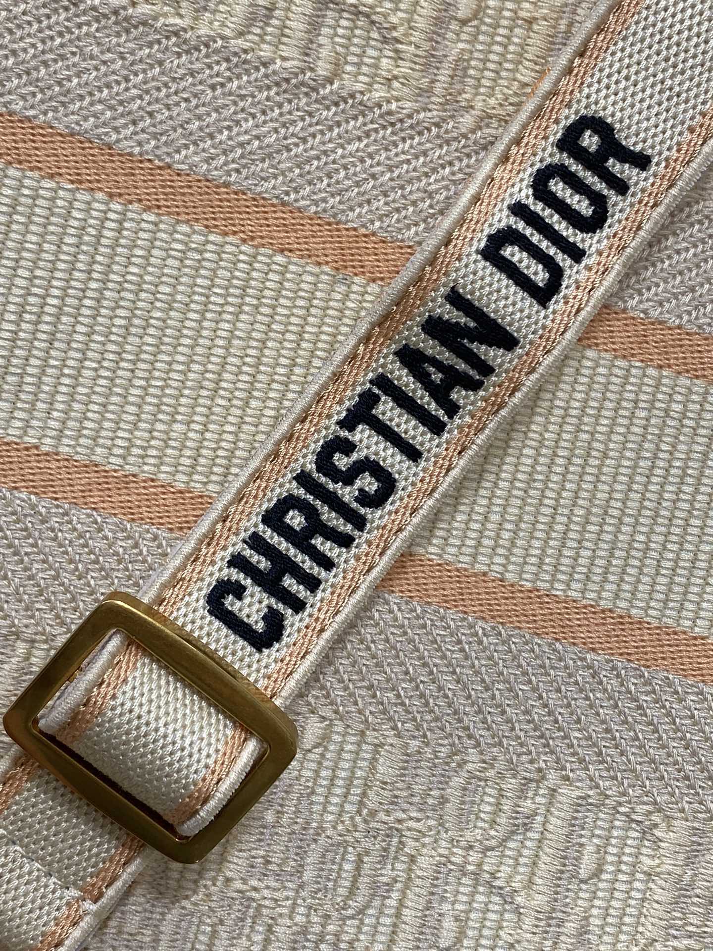 Canvas Tote Bag with Leather Trim