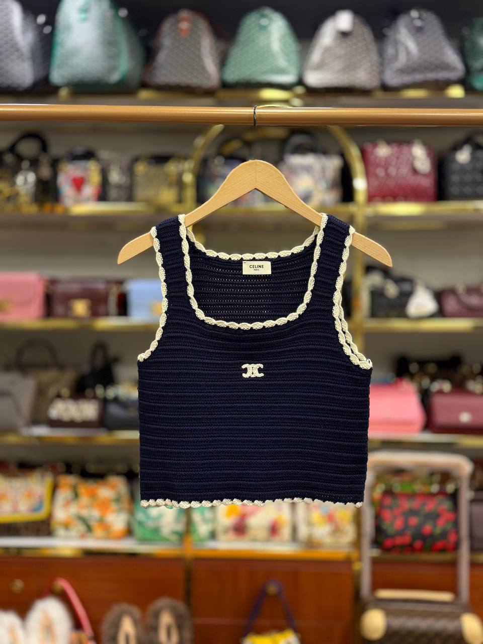 Top In Crocheted Cotton