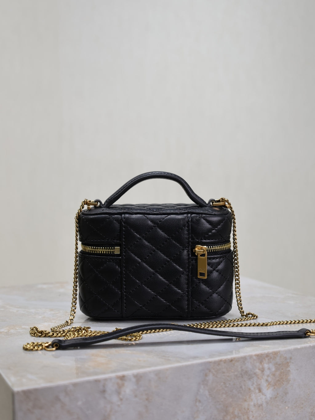 Vanity Quilted Leather Bag