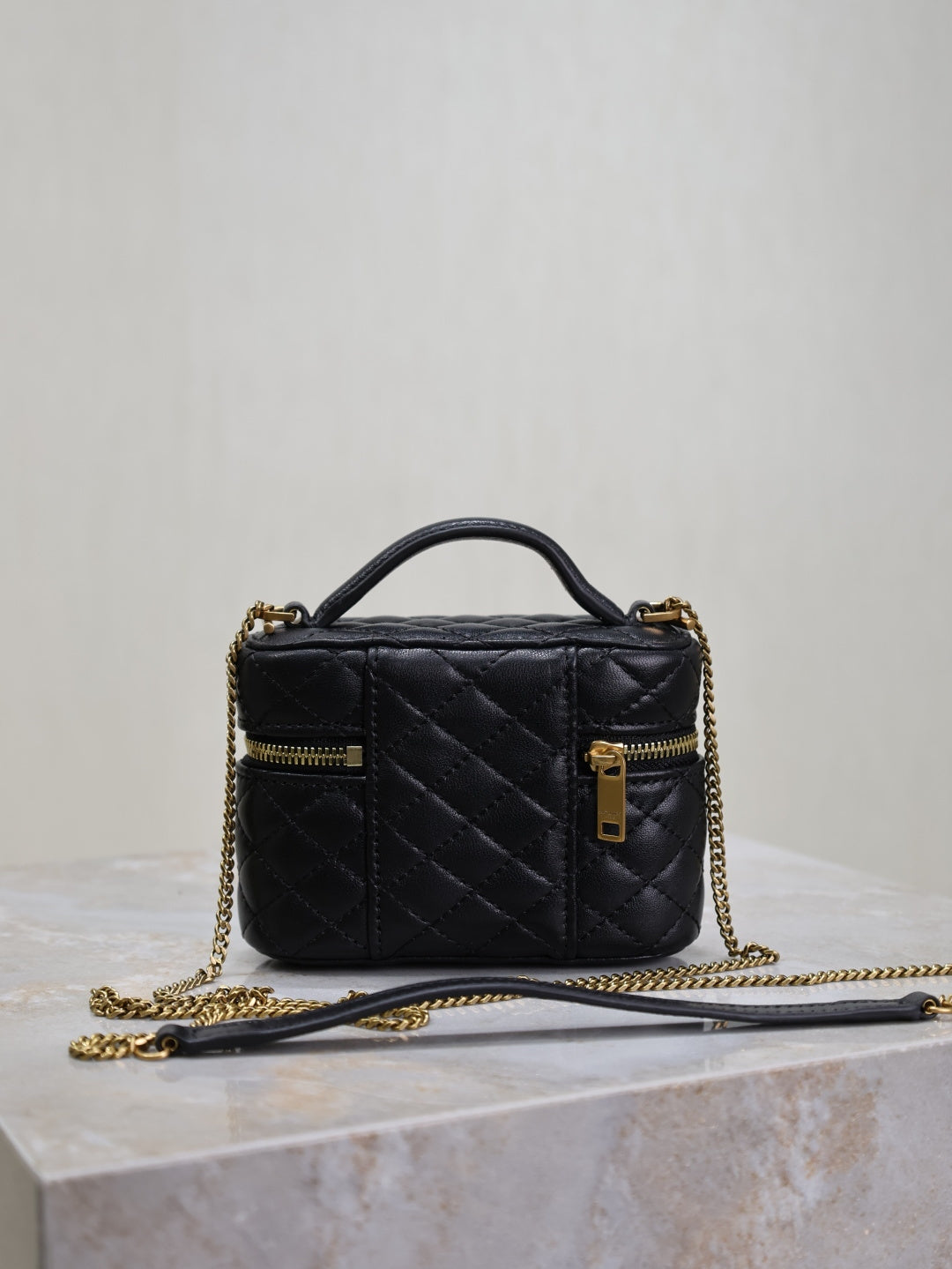 Vanity Quilted Leather Bag