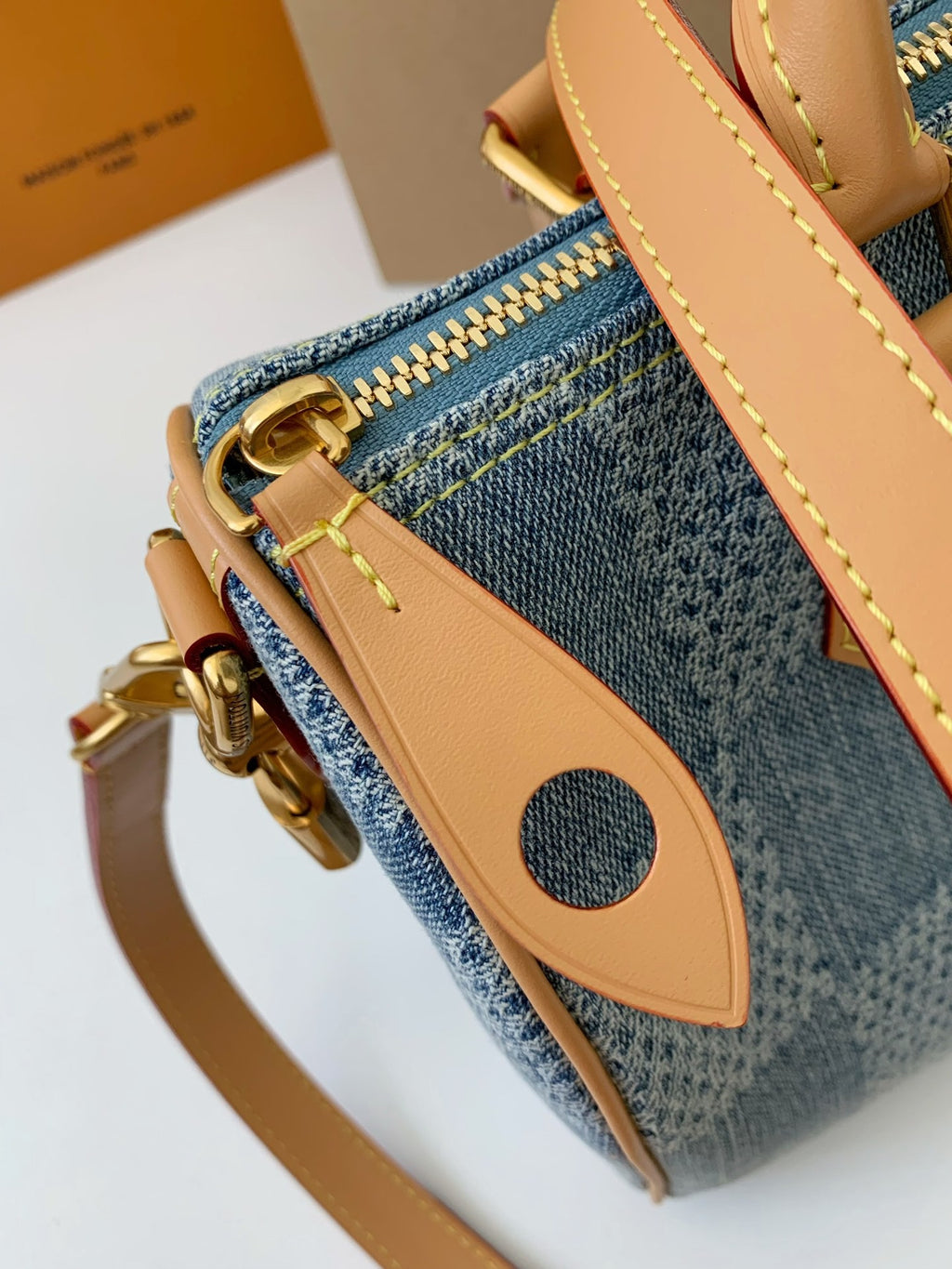 Denim Damier Speedy Bag