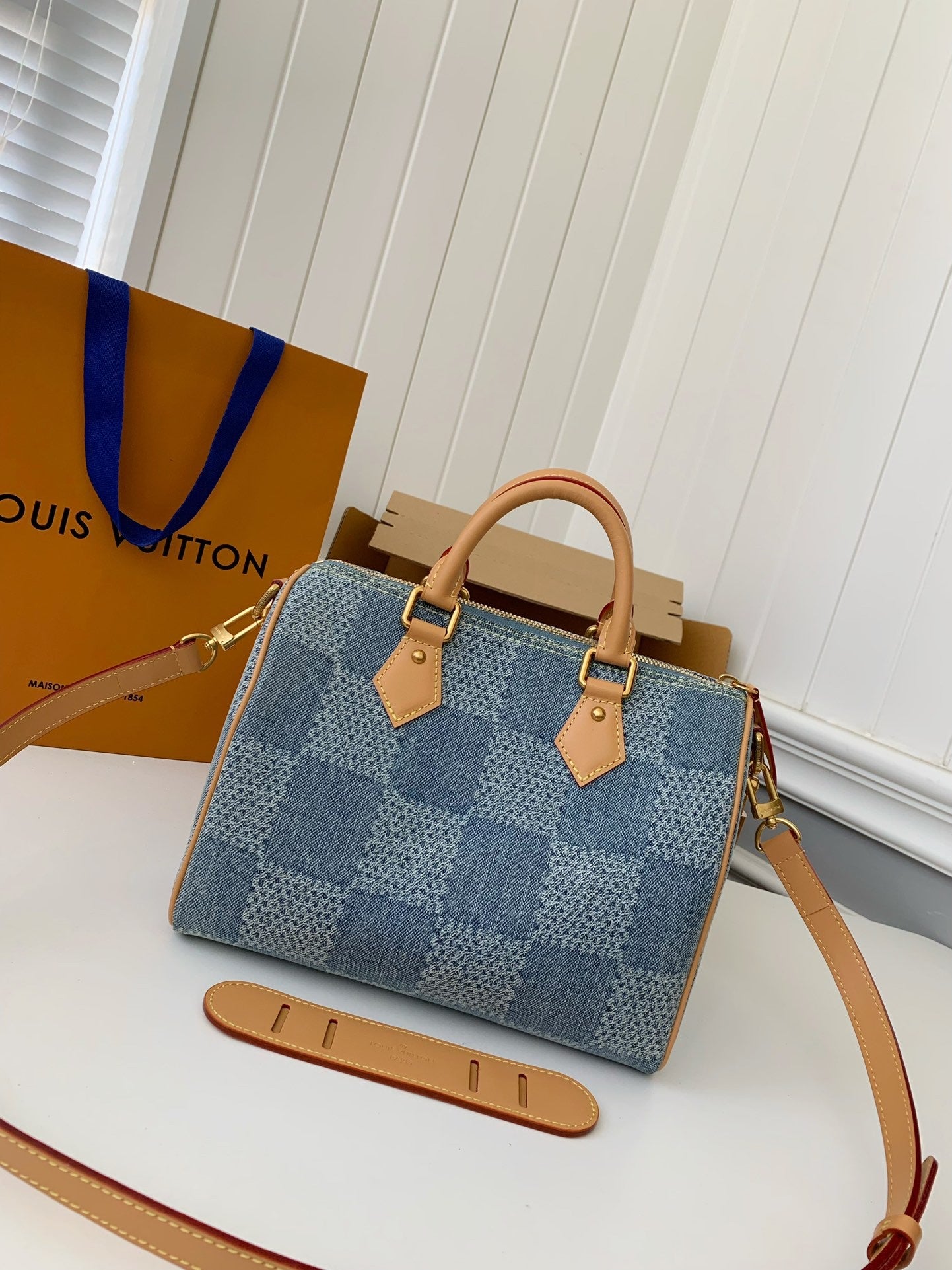 Denim Damier Speedy Bag